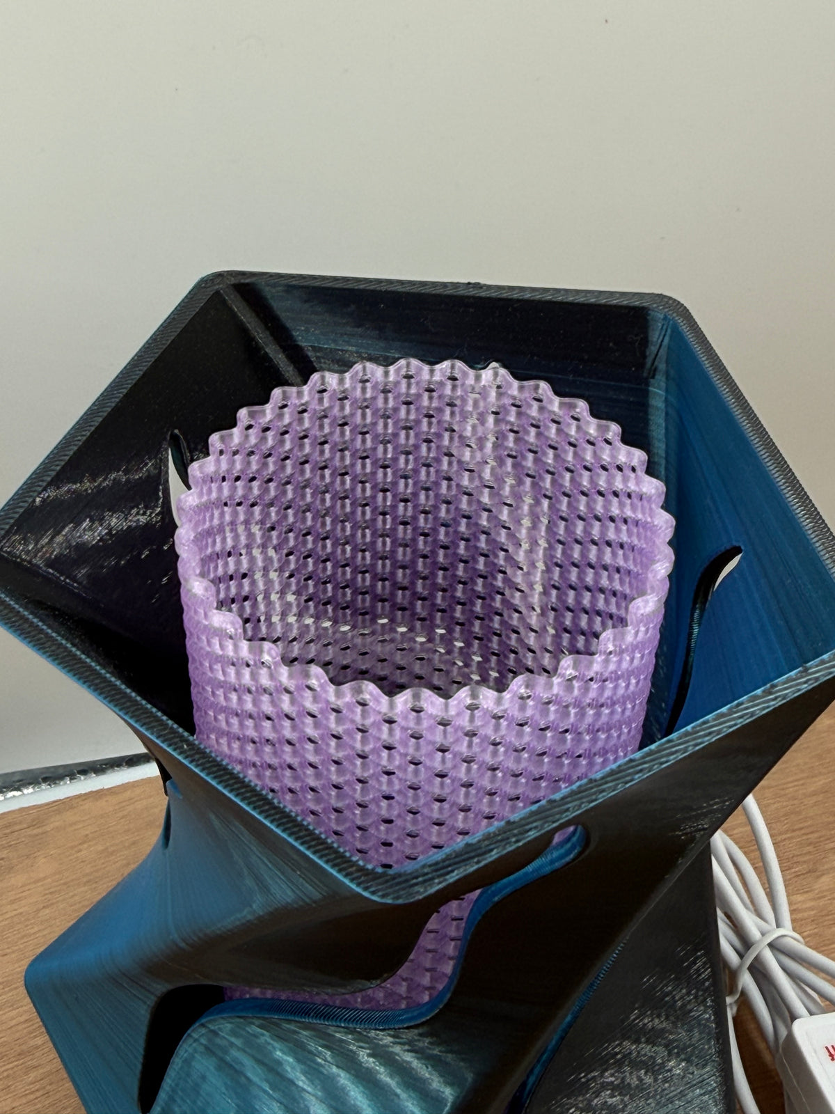 Lampada Twist Purple